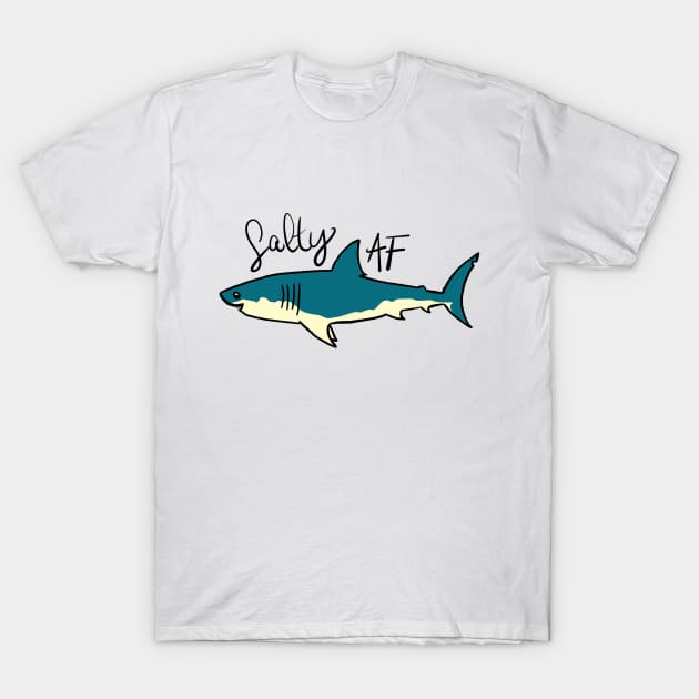 Salty AF T-Shirt by JennaCreates